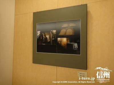 長野市民病院の廊下に飾ってあった写真
